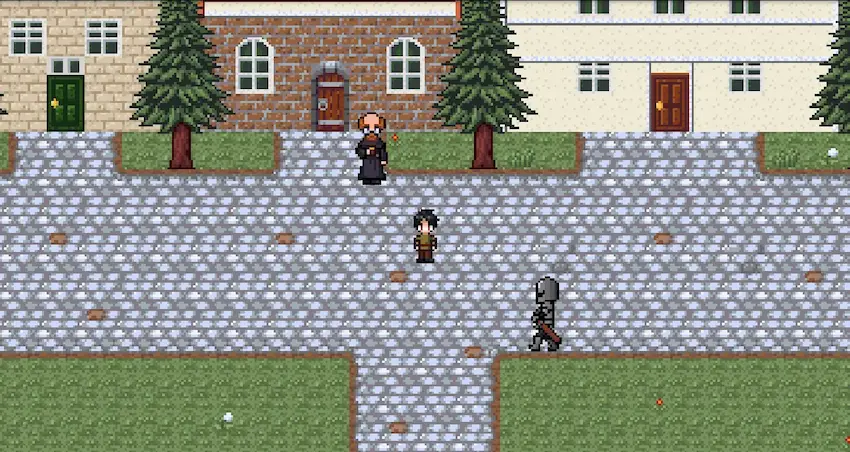 Capture du CV Interactif RPG